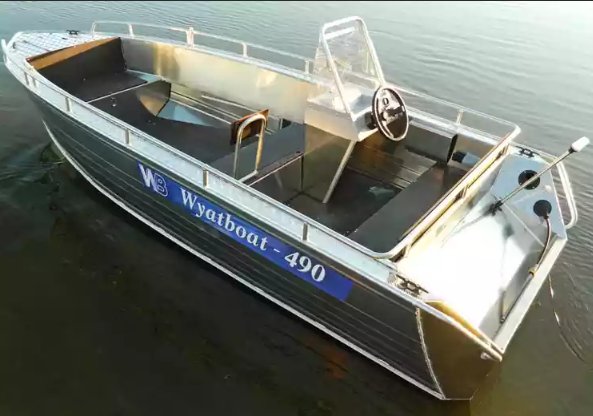 Алюминиевый катер Wyatboat-490 C в Чебоксарах