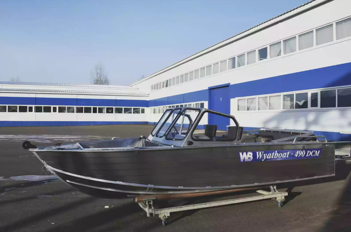 Алюминиевый катер Wyatboat-490 DCM Pro в Чебоксарах