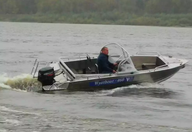 Алюминиевый катер Wyatboat-460 DCM в Чебоксарах