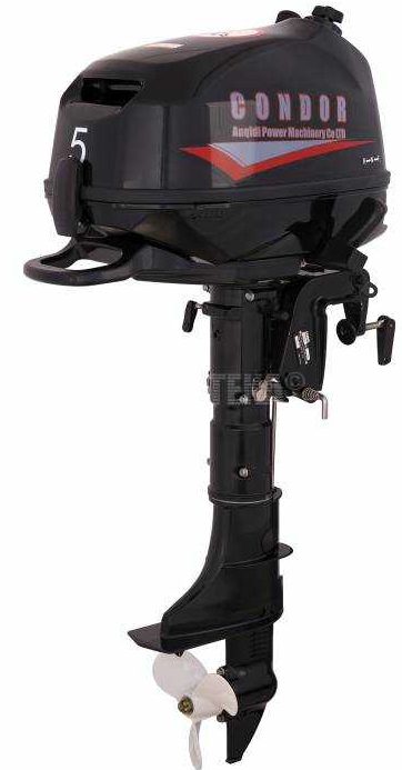 Лодочный мотор Condor F5HS без бака 12 л. в Чебоксарах