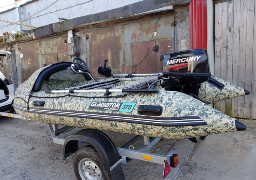 НАДУВНАЯ ЛОДКА GLADIATOR C370AL в Чебоксарах
