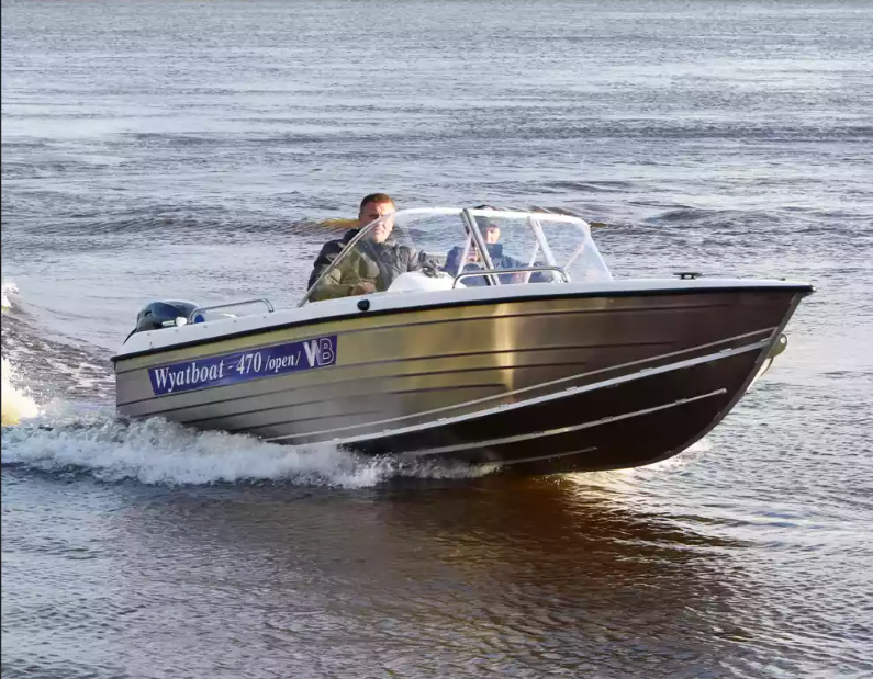Комбинированный катер Wyatboat-470 Open в Чебоксарах