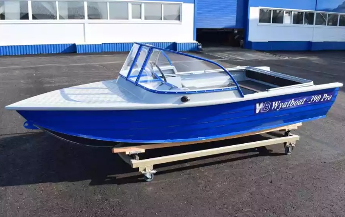 Алюминиевый катер Wyatboat-390 Pro в Чебоксарах
