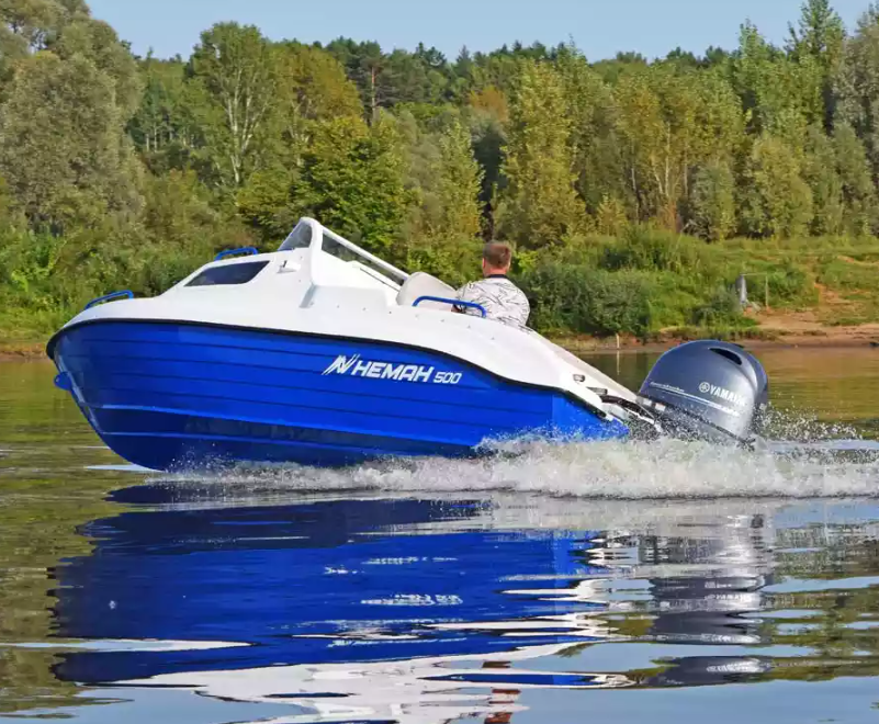 Комбинированный катер Neman-500 с каютой в Чебоксарах