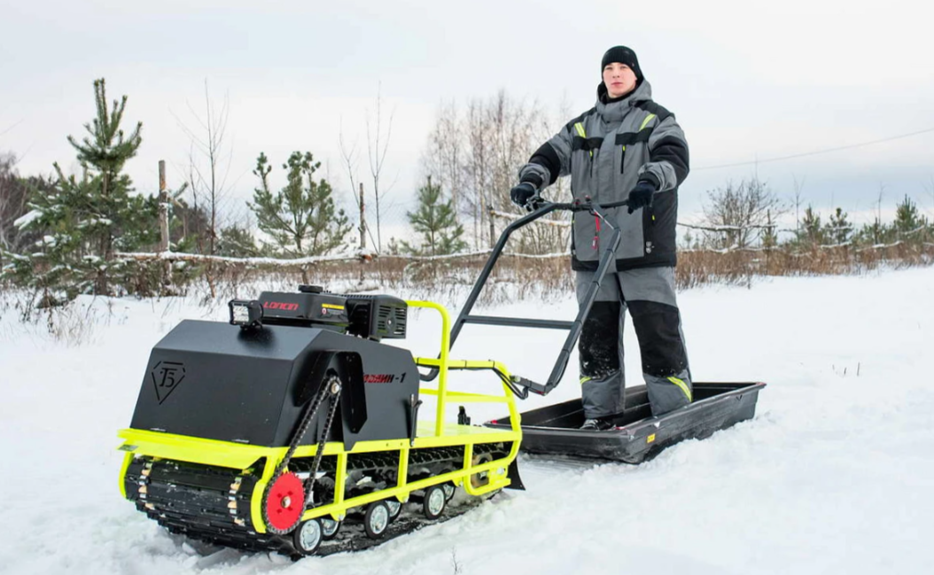 Мотобуксировщик Бурлак ХОЗЯИН-1 (капот металл) в Чебоксарах