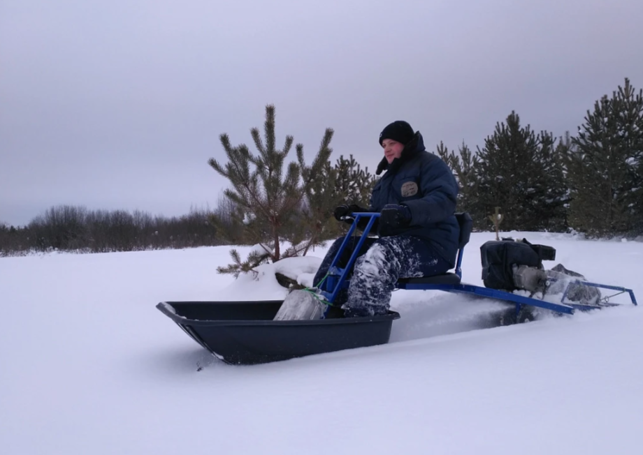 Мотобуксировщик толкач Альбатрос-XL8 с модулем. Без фары, тележки в Чебоксарах