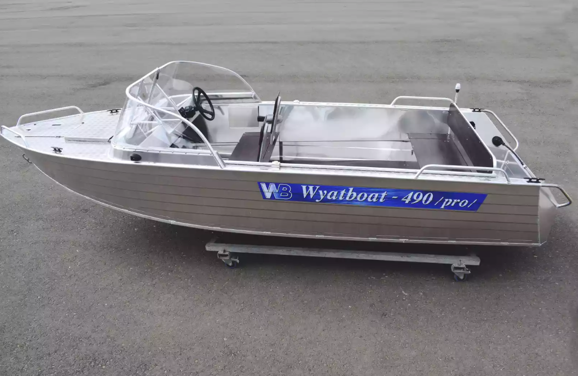 Алюминиевый катер Wyatboat-490 Pro в Чебоксарах