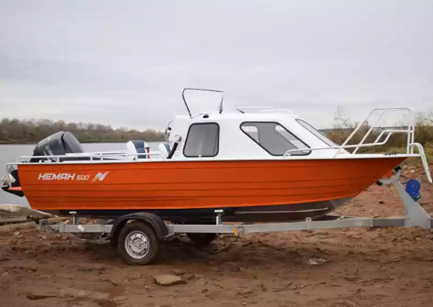 Алюминиевый катер Неман-500 (каютный) в Чебоксарах