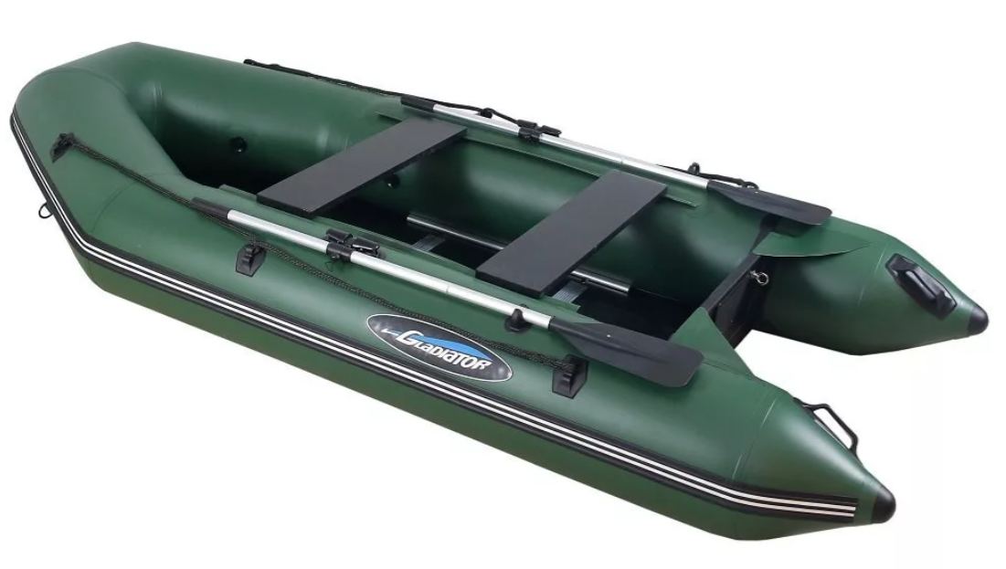 МОТОРНО-ГРЕБНАЯ ЛОДКА ПВХ GLADIATOR А 340 ТК С ФАНЕРНЫМ ПОЛОМ в Чебоксарах