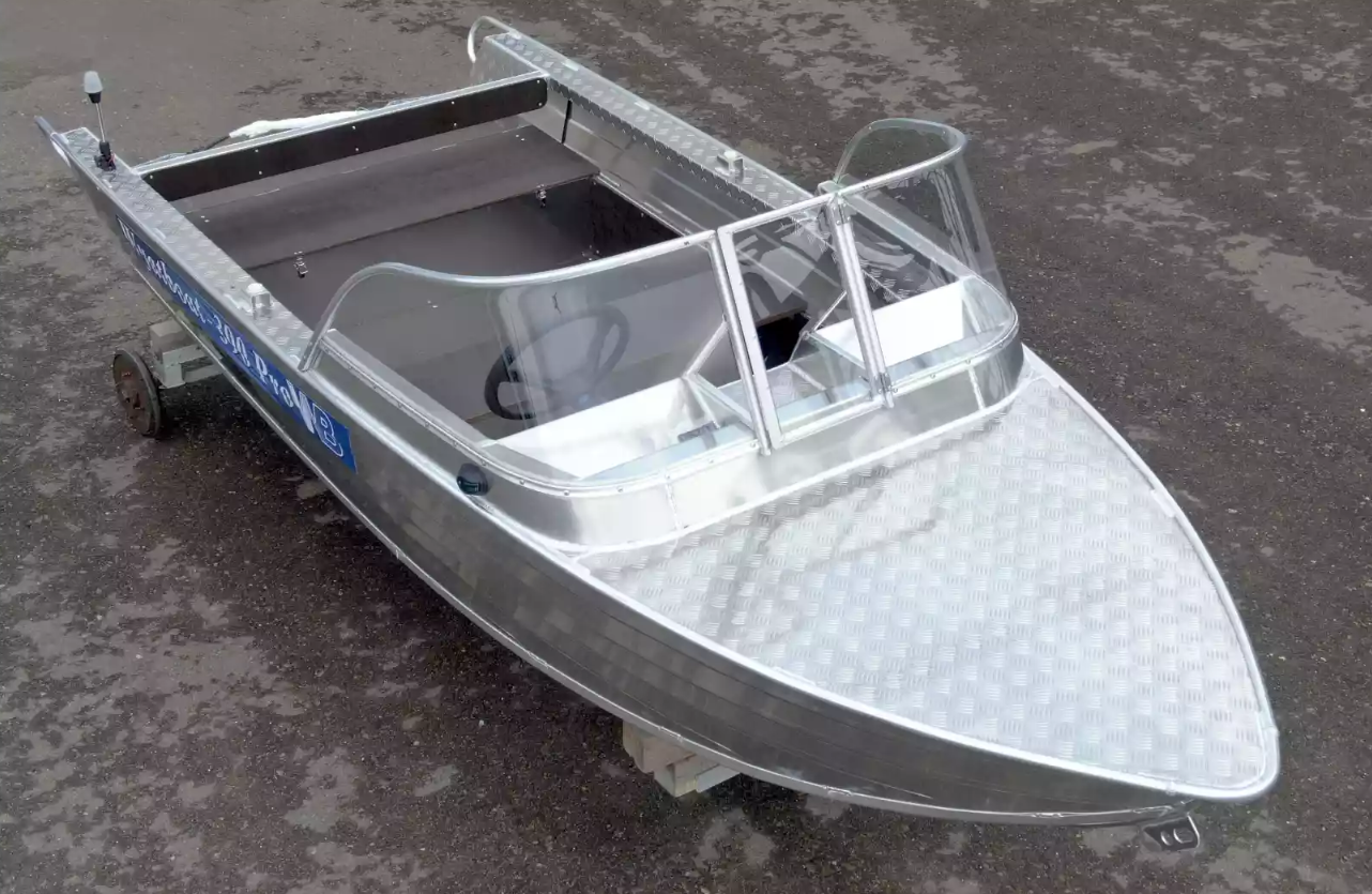 Алюминиевый катер Wyatboat-390 Pro в Чебоксарах