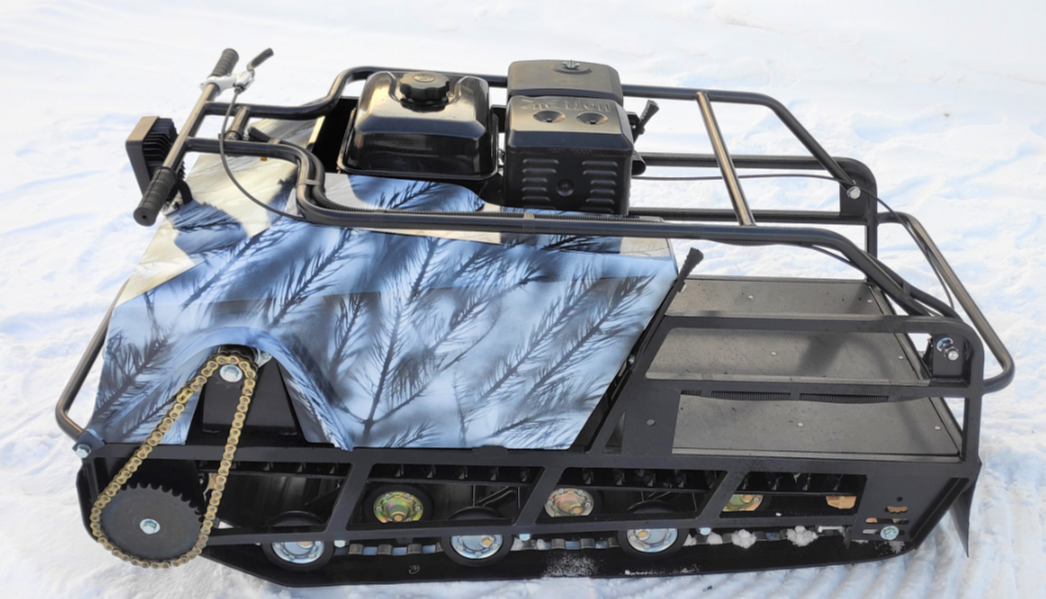 Мотобуксировщик Irondog (Железная собака) M500 9 Камуфляж Охотник в Чебоксарах