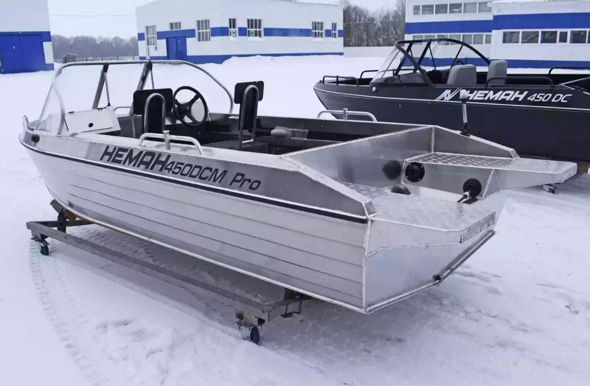 Алюминиевый катер Neman-450 DCM PRO в Чебоксарах