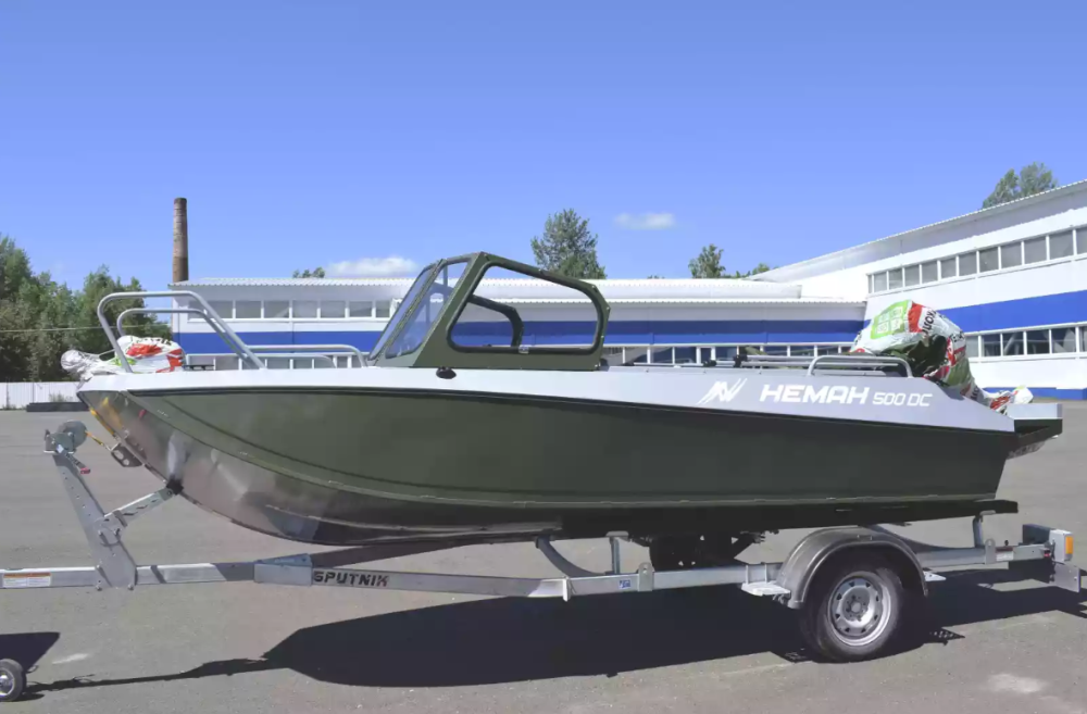 Алюминиевый катер Неман-500 DC Pro в Чебоксарах