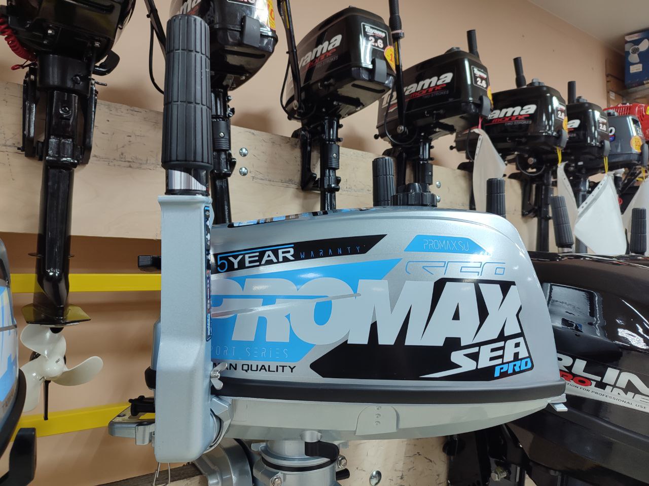 Лодочный мотор PROMAX SP5FHS (внешний бак 12 л) в Чебоксарах