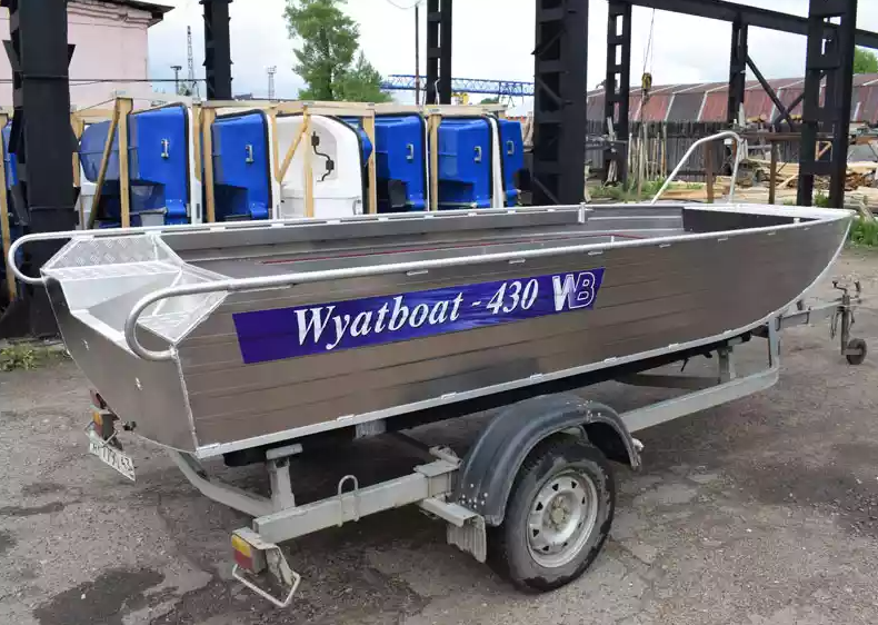Алюминиевая лодка  Wyatboat-430 Master в Чебоксарах