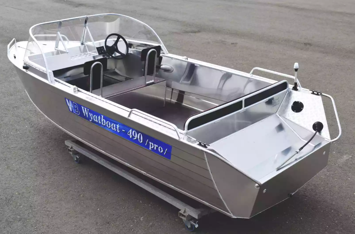 Алюминиевый катер Wyatboat-490 Pro в Чебоксарах