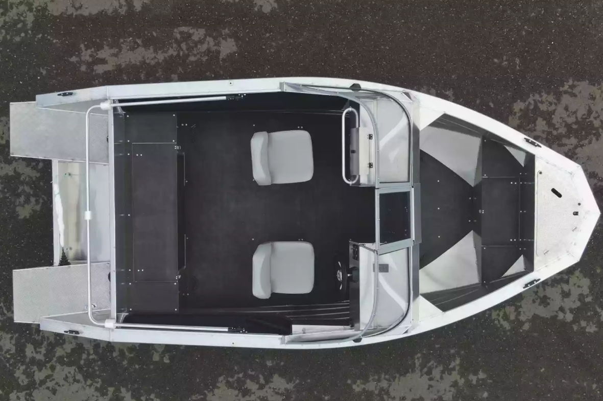 Алюминиевый катер Неман-450 DC NEW без покраски в Чебоксарах