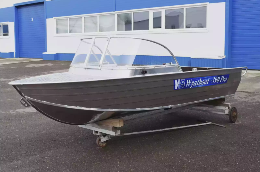 Алюминиевая лодка Wyatboat-390 Pro в Чебоксарах