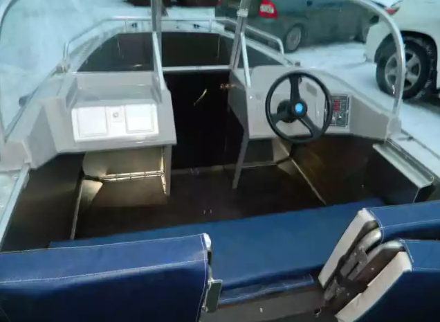 Алюминиевый катер Wyatboat-430T DCM Трансформер в Чебоксарах