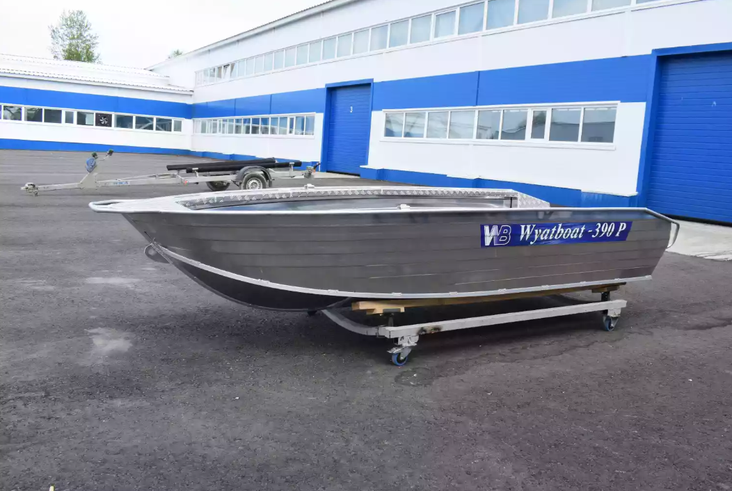Алюминиевая лодка Wyatboat-390Р Увеличенный борт в Чебоксарах