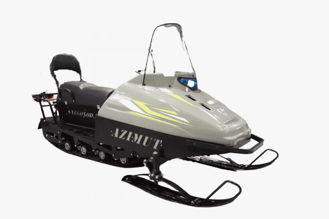 Миниснегоход Бурлак Азимут 24 л.с. , эл.запуск, реверс, тормоз гидравл, капот серый в Чебоксарах