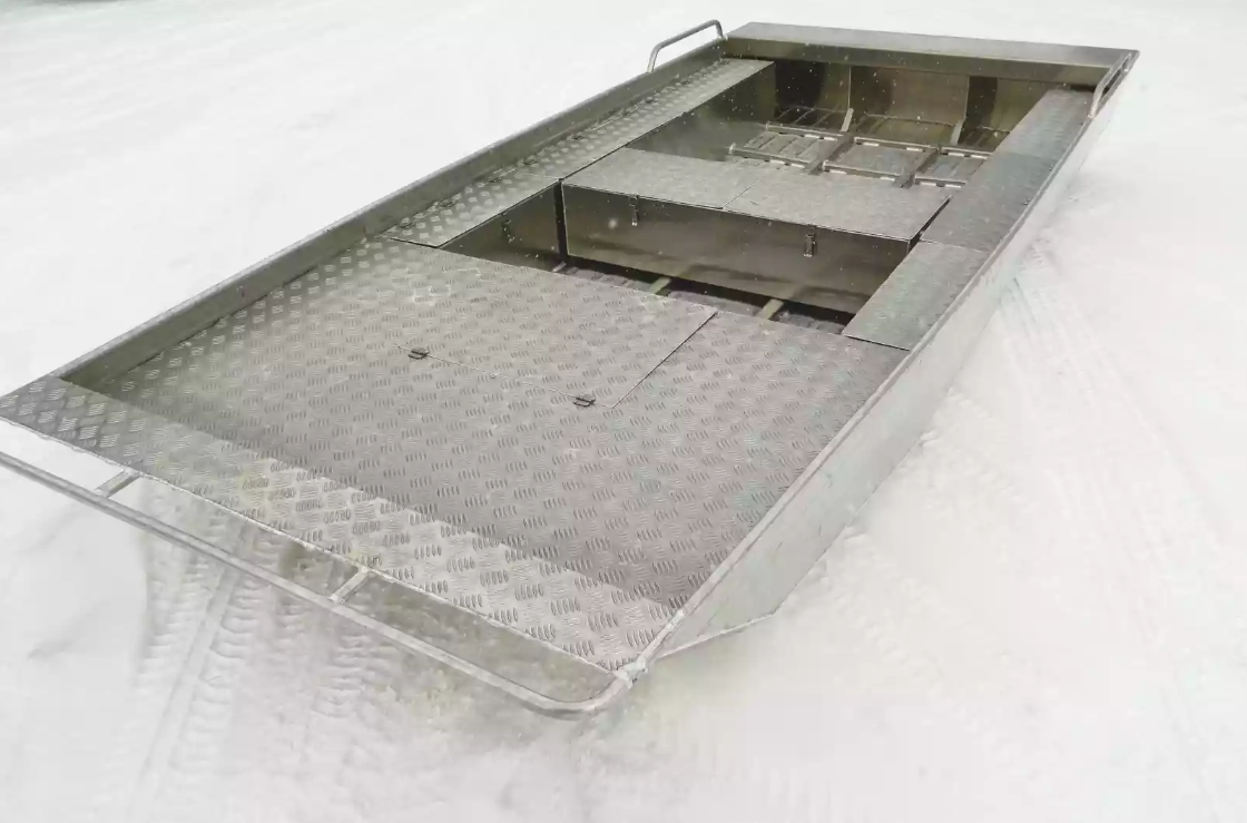 Алюминиевая лодка Wyatboat-390 Jonboat в Чебоксарах