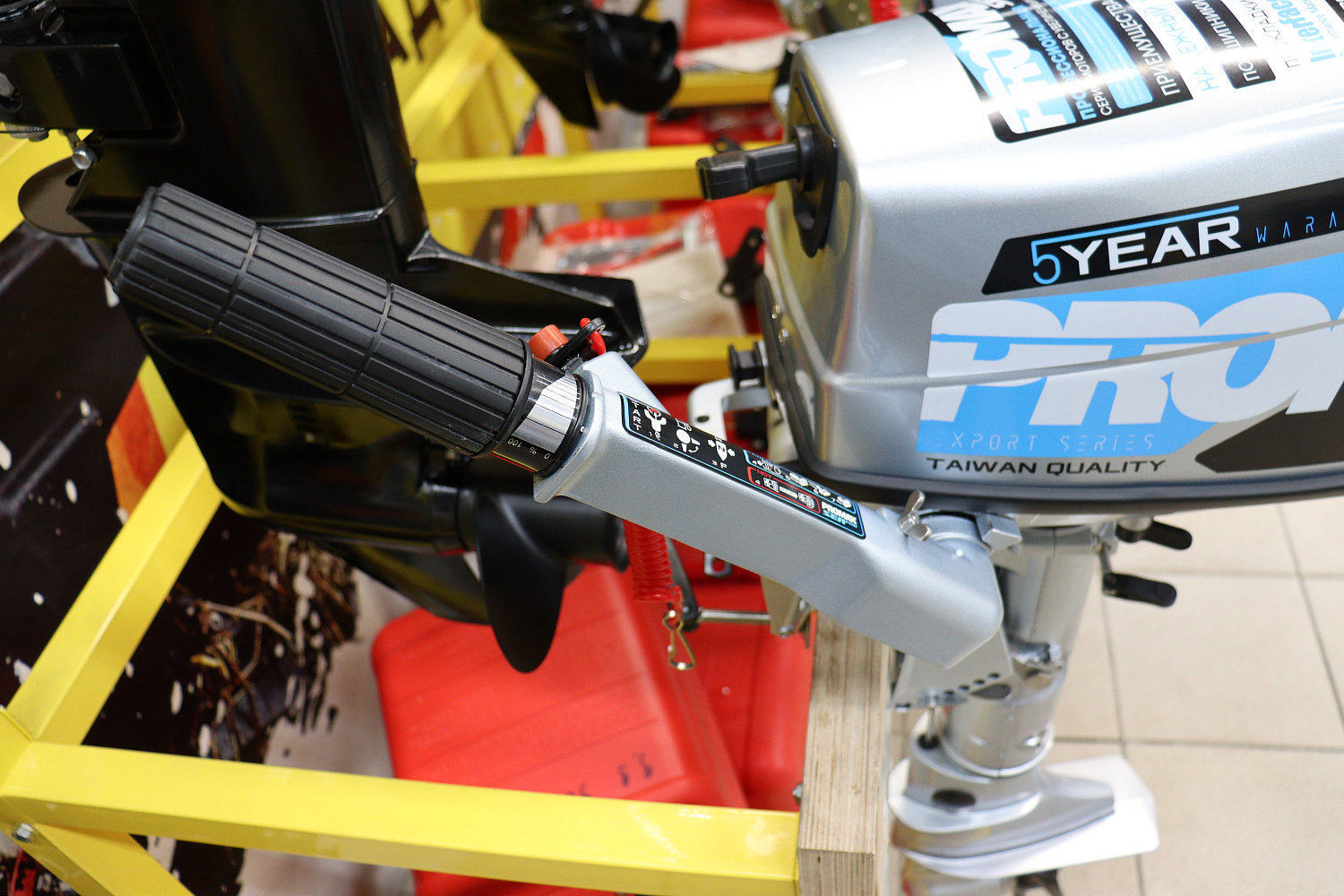 Лодочный мотор PROMAX SP5FHS (внешний бак 12 л) в Чебоксарах