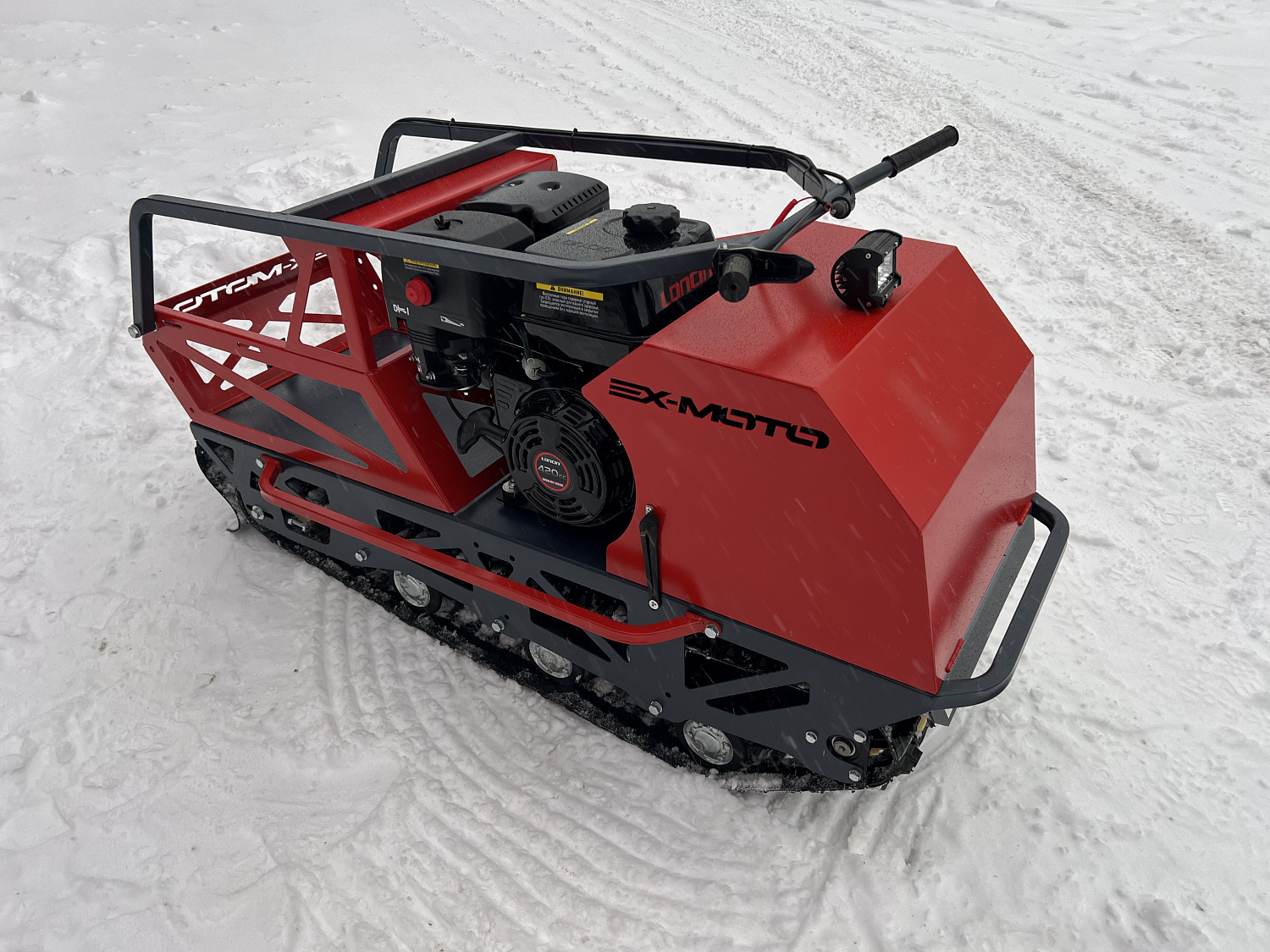 Мотобуксировщик EX-MOTO SNOWDOG S500 15л.с в Чебоксарах