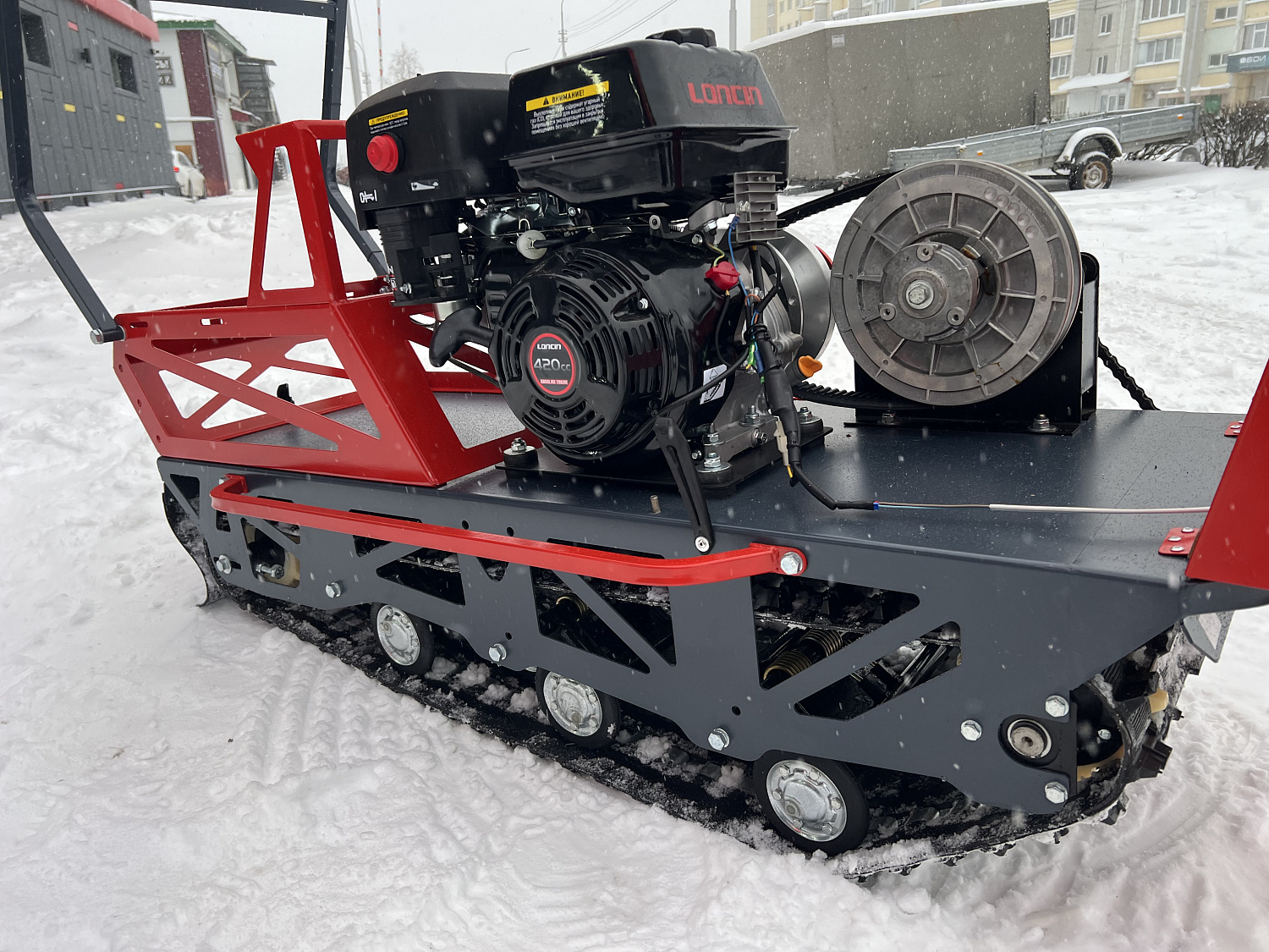 Мотобуксировщик EX-MOTO SNOWDOG S500 15л.с в Чебоксарах