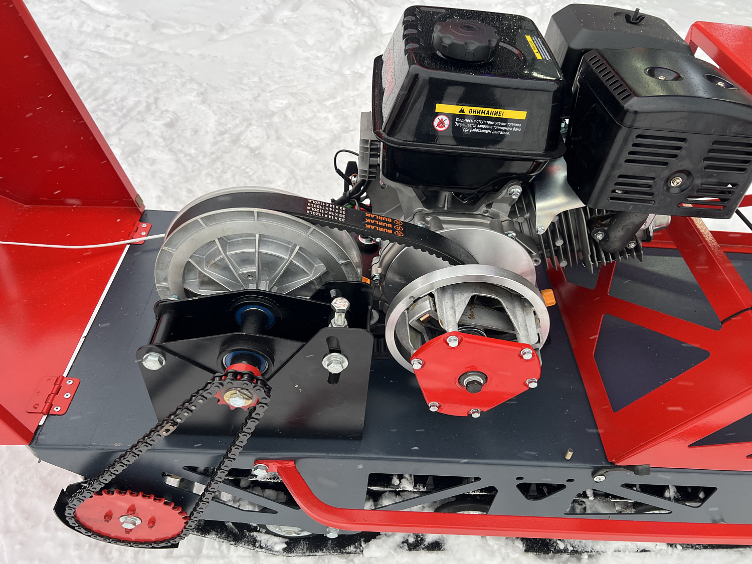 Мотобуксировщик EX-MOTO SNOWDOG S500 15л.с в Чебоксарах