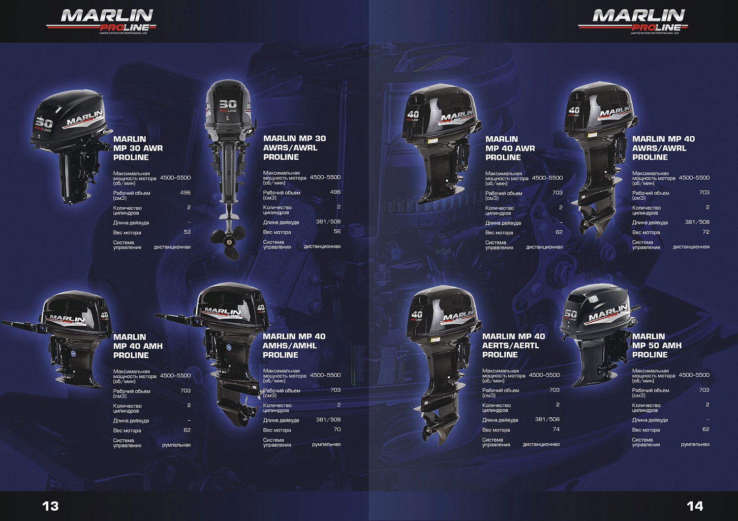 Лодочный мотор MARLIN PROLINE MP 40 AWRL в Чебоксарах