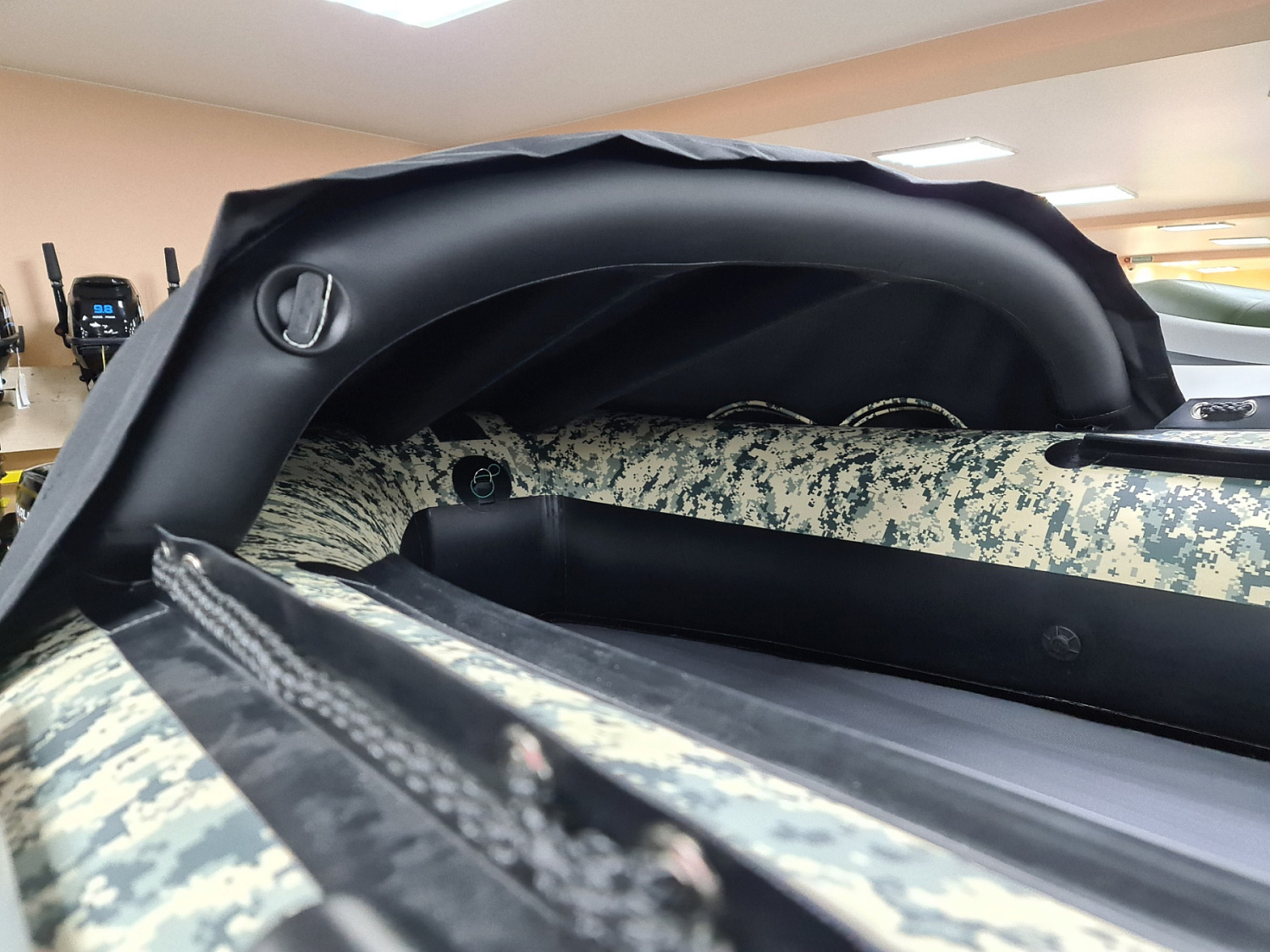 КОМПЛЕКТ НОСОВОГО ТЕНТА К ЛОДКЕ SMARINE AIR MAX 380 ЧЕРНЫЙ в Чебоксарах