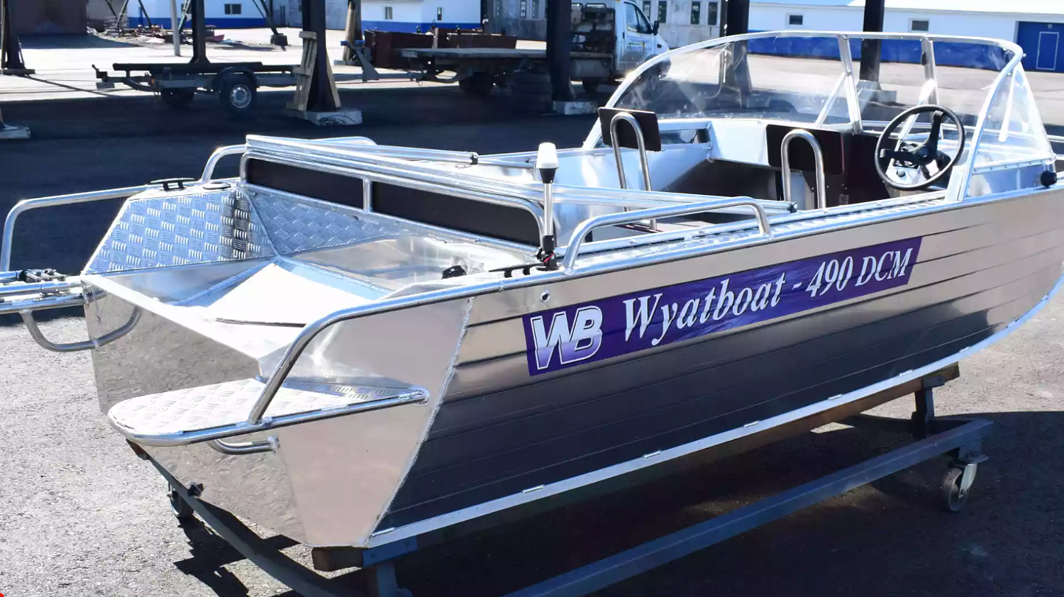 Алюминиевый катер Wyatboat-490 DCM в Чебоксарах