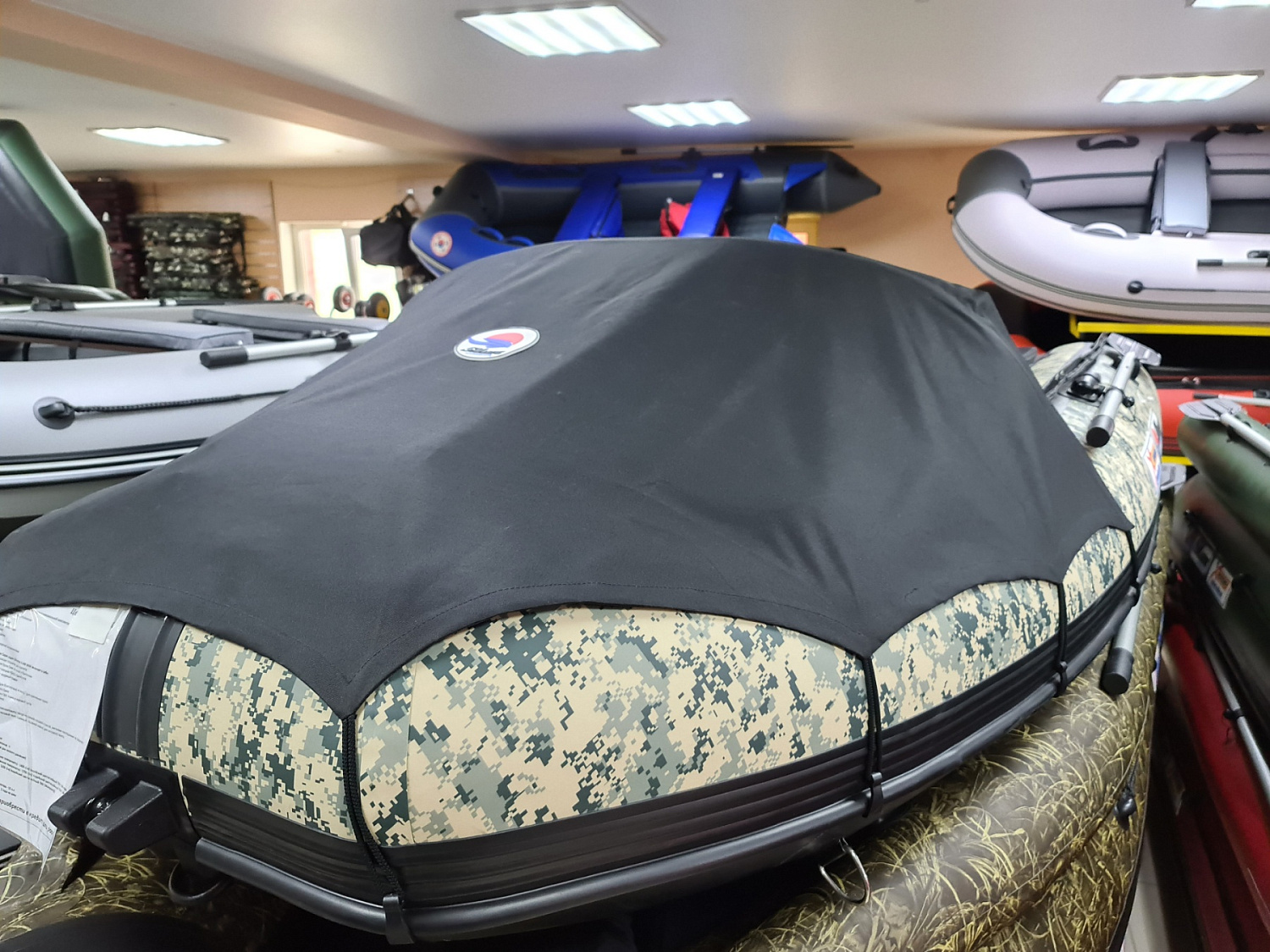 КОМПЛЕКТ НОСОВОГО ТЕНТА К ЛОДКЕ SMARINE AIR MAX 380 ЧЕРНЫЙ в Чебоксарах