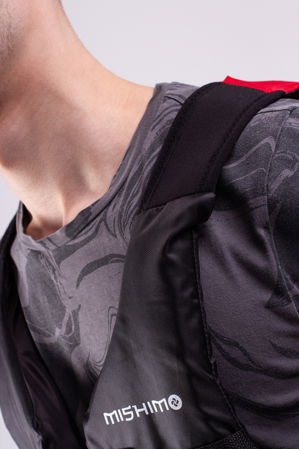 Жилет спасательный MISHIMO PRO Премиум качества Черно-красный в Чебоксарах